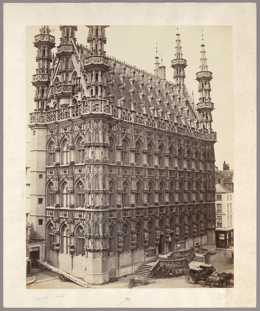 Leuven: The Town Hall, Bisson Frères