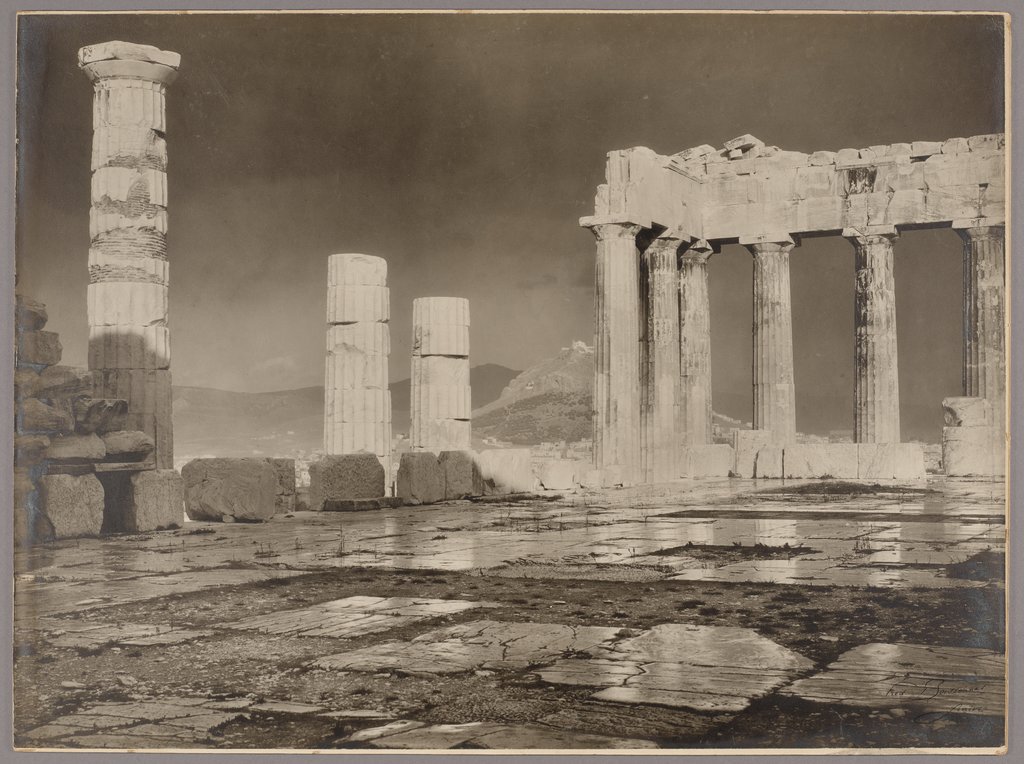 Athen, Die Akropolis nach dem Regen, Frédéric Boissonnas