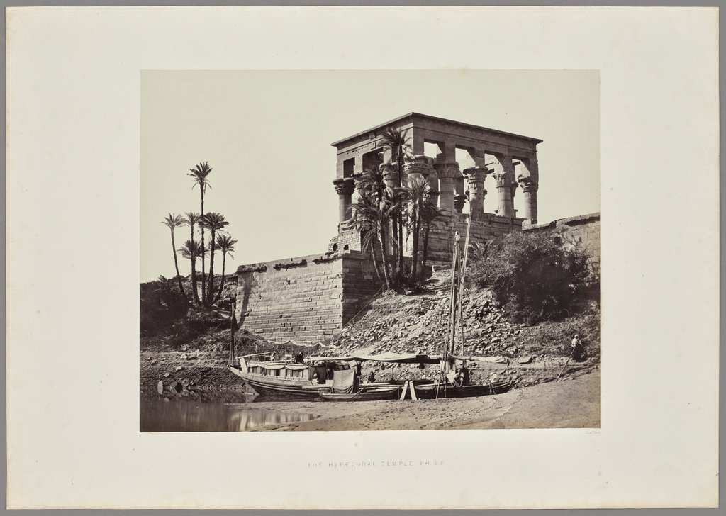 Der Kiosk des Trajan auf der Nilinsel Philae, Francis Frith