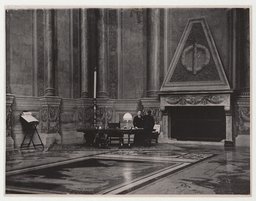 Mussolini at Palazzo Venezia in Rome