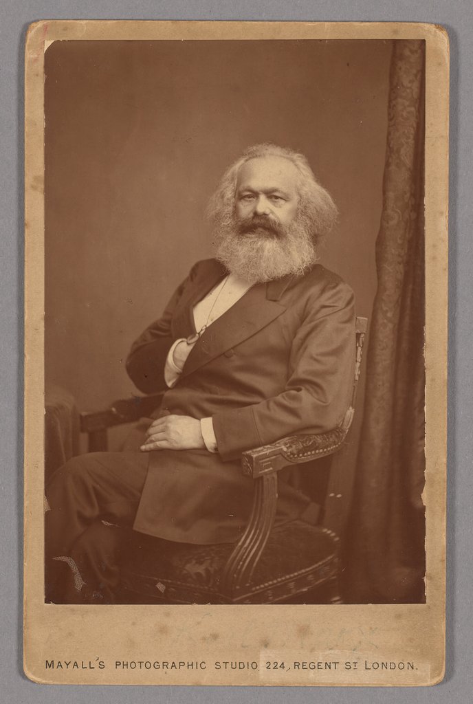 Portrait Karl Marx, John Mayall