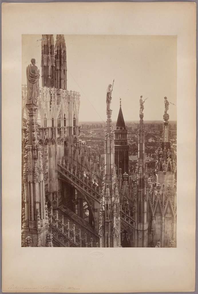 Milan Cathedral: Buttresses and Pinnacles, Pompeo Pozzi