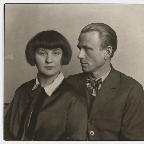 Malerehepaar (Martha und Otto Dix), August Sander