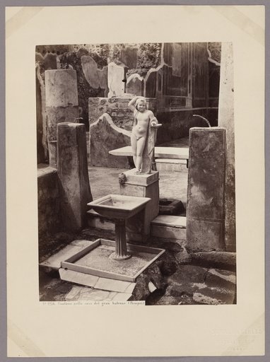 Pompeji: Brunnen in der Casa del gran balcone