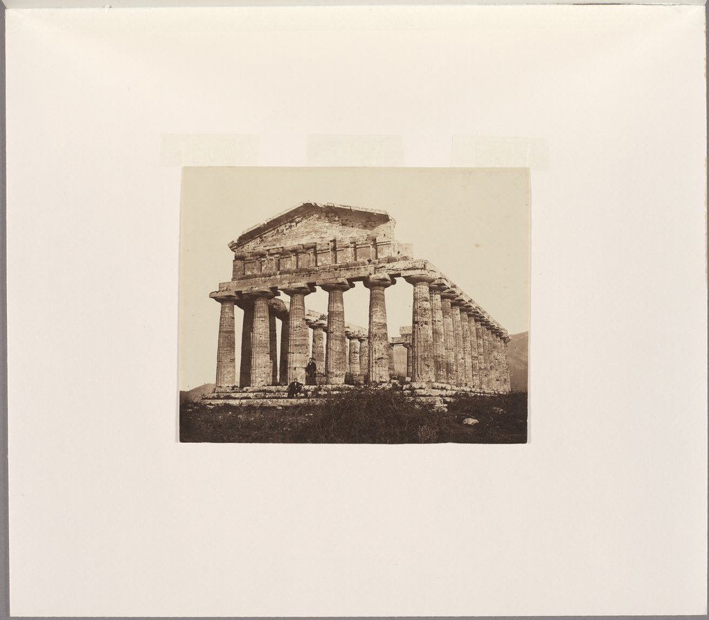 Paestum: Tempel der Athene, Giorgio Sommer;   zugeschrieben