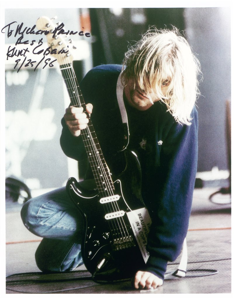 To Richard Prince, Best, Kurt Cobain, 9/25/96, from the series "All The Best", Richard Prince