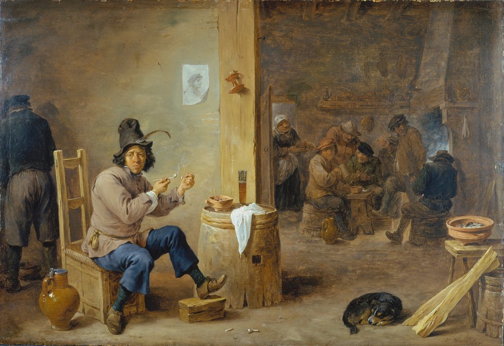 Der Raucher im Bauernwirtshaus, David Teniers d. J.