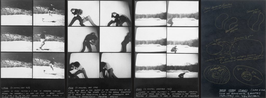 Three Frame Studies, Vito Acconci