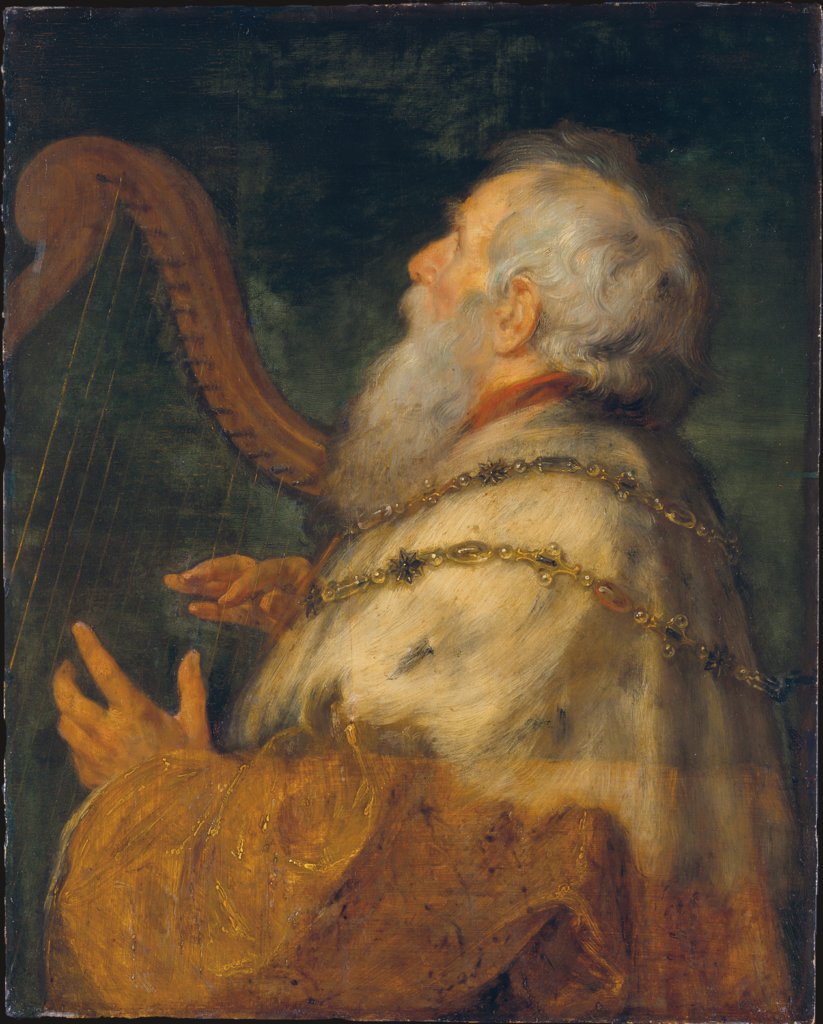 König David spielt die Harfe, Peter Paul Rubens, Jan Boeckhorst