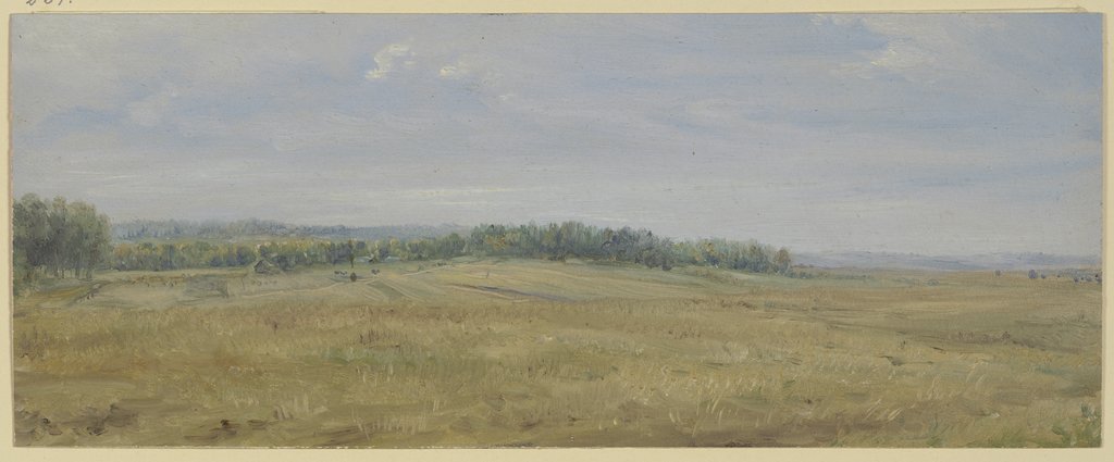 Flat landscape with meadows, Wilhelm Amandus Beer