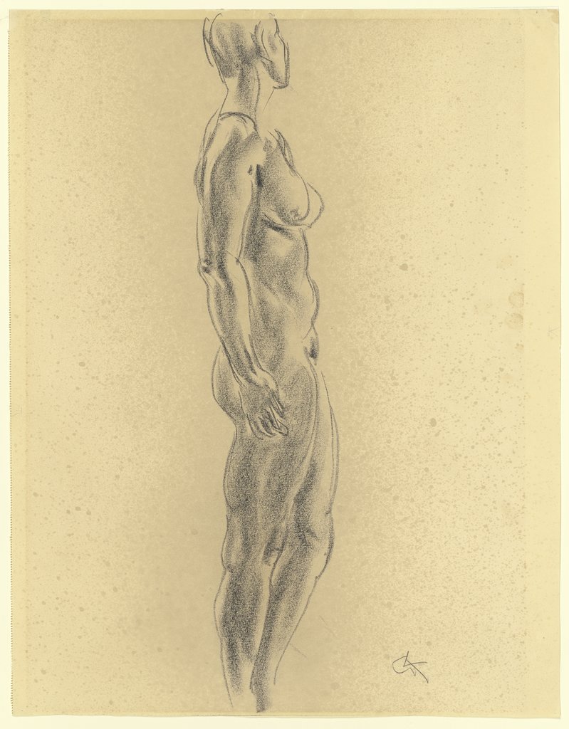 Standing female nude, Georg Kolbe
