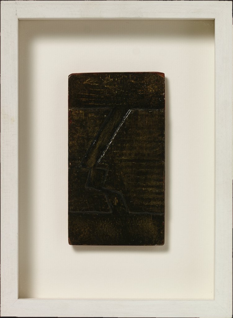 Leftward Profile (Small Relief-Plate), Hermann Glöckner