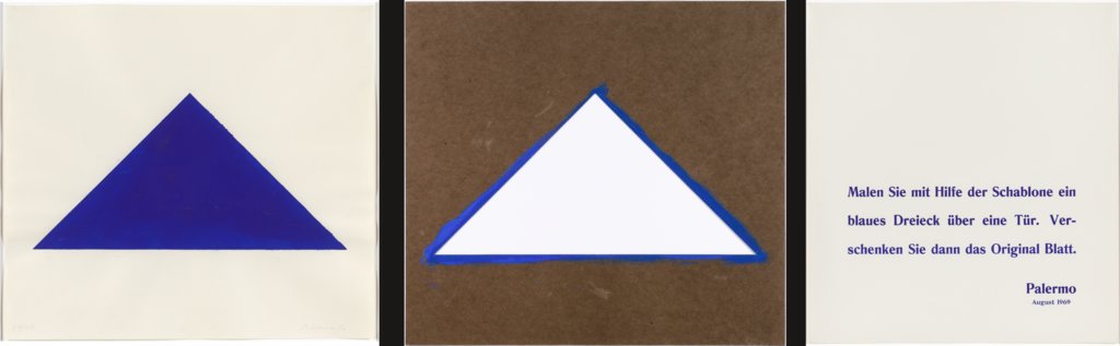 Blaues Dreieck, Blinky Palermo