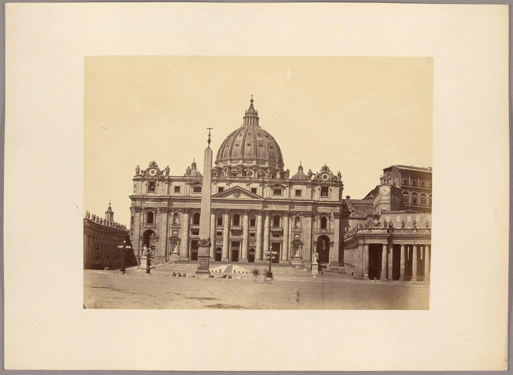 Rome: St Peter's Basilica, Fratelli D'Alessandri, Antonio D'Alessandri, Paolo Francesco D'Alessandri