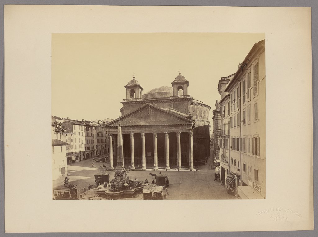 Rome: Pantheon, Fratelli D'Alessandri, Antonio D'Alessandri, Paolo Francesco D'Alessandri
