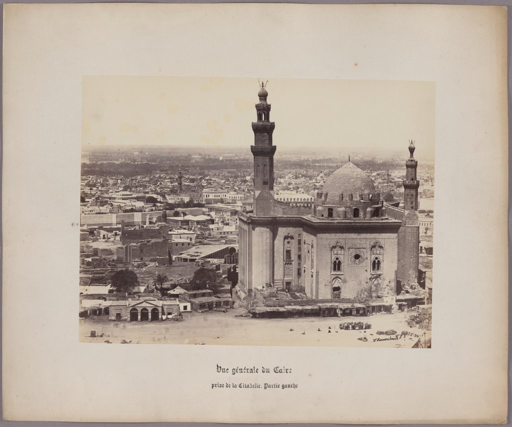 Cairo: General view of Cairo from the Citadel, left side, N. 8, Wilhelm Hammerschmidt