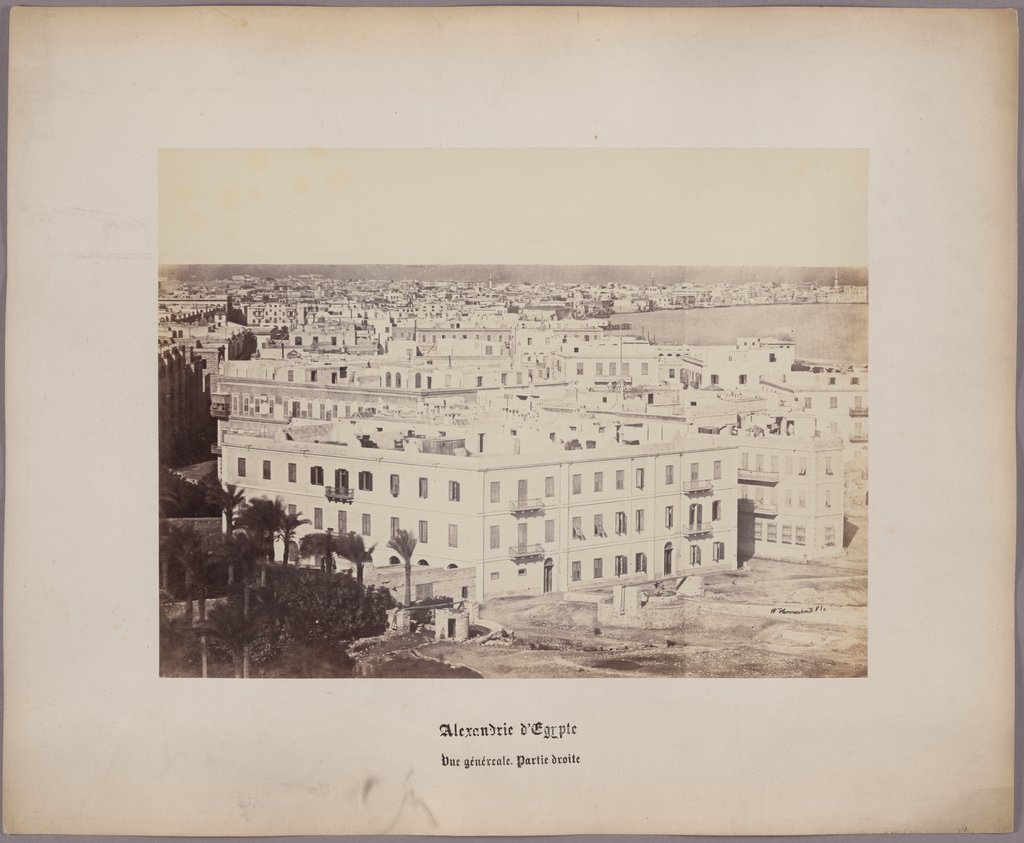 Alexandria of Egypt: General View, Right Part, No. 1a, Wilhelm Hammerschmidt