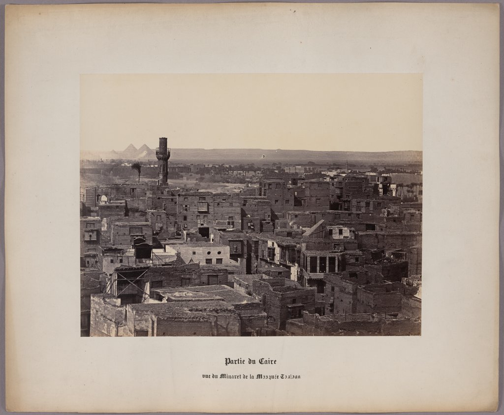 Part of Cairo, view of the Minaret of the Touloun Mosque, No. 9, Wilhelm Hammerschmidt