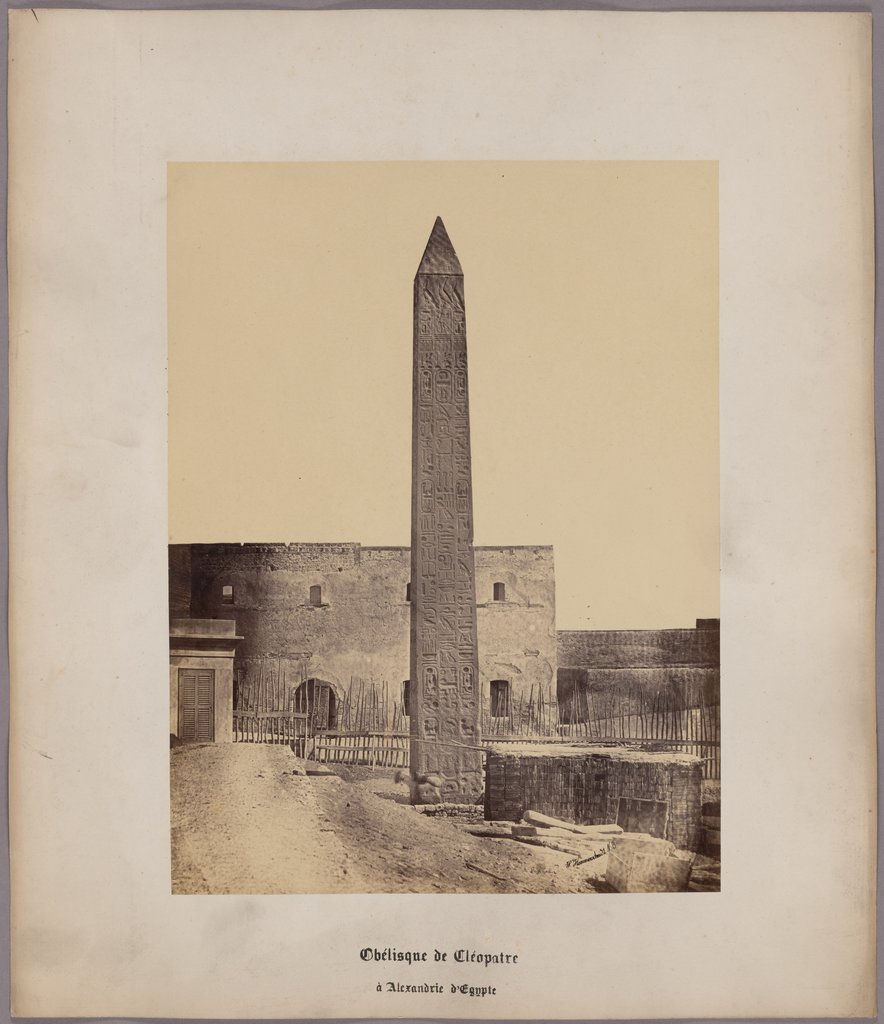 Obelisk of Cleopatra in Alexandria of Egypt, No. 3, Wilhelm Hammerschmidt