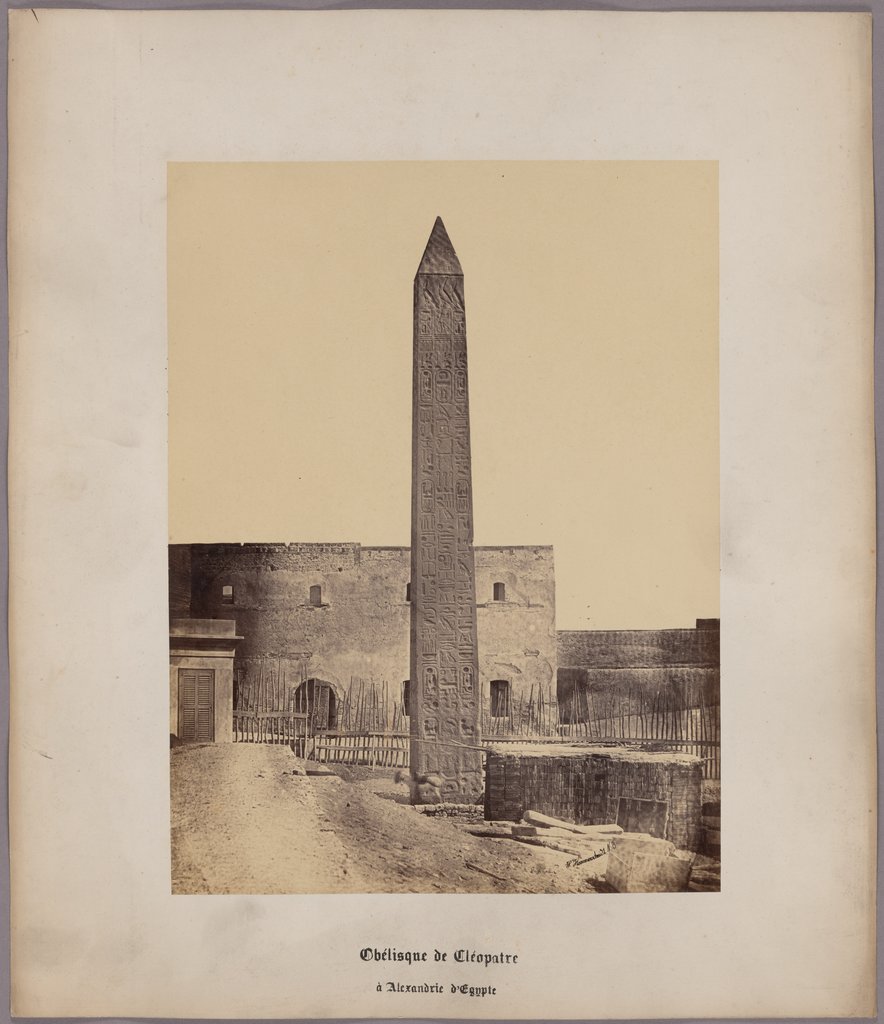 Obélisque de Cléopatre à Alexandrie d'Egypte, No. 3, Wilhelm Hammerschmidt
