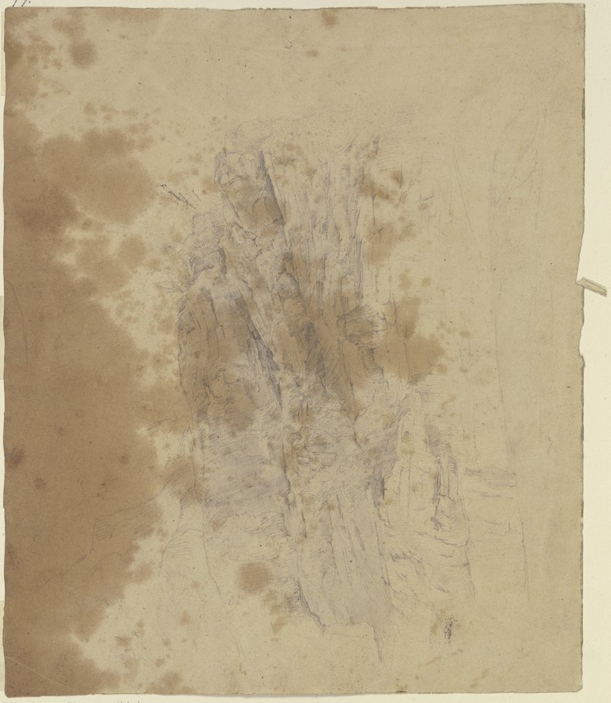 Terrainstudie: Felsen, Peter Becker