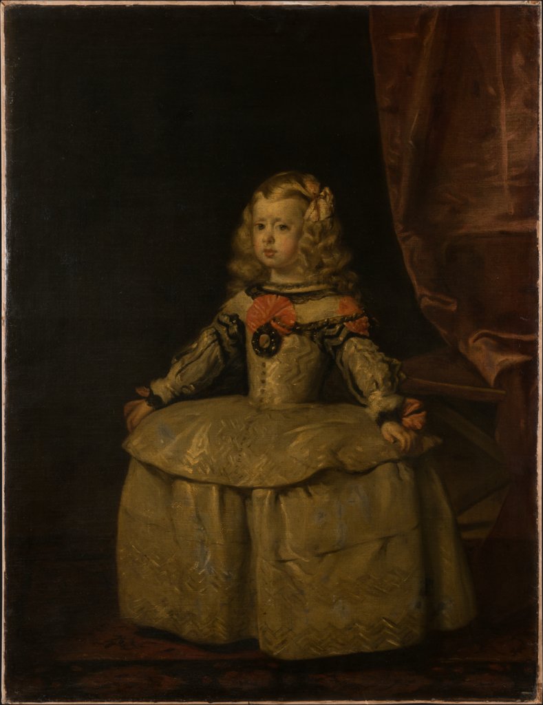 Portrait of the Infanta Margarita (1651-1673), copy after Diego Velázquez