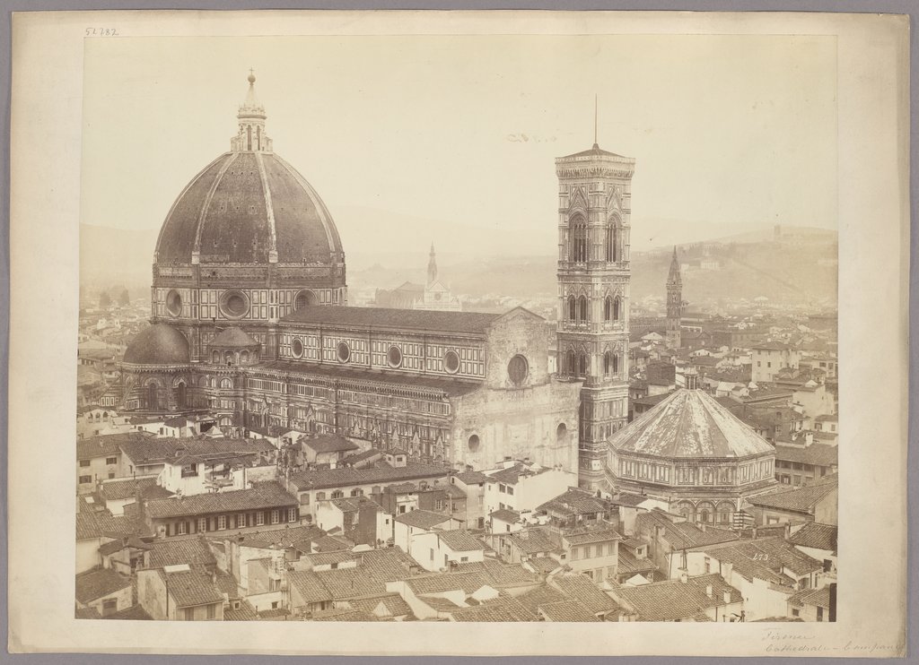 Florenz: Dom mit Glockenturm, Fratelli Alinari, Giuseppe Alinari, Leopoldo Alinari, Romualdo Alinari