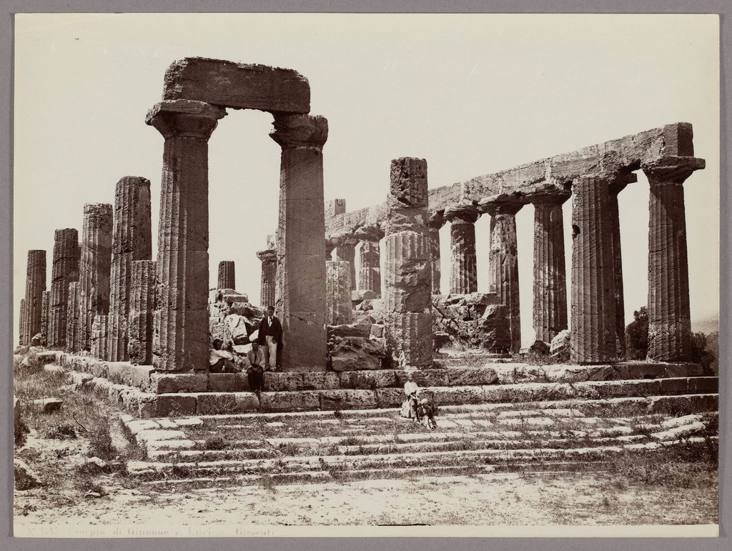 Agrigento: Temple of Juno and Lacinia Giroenti, No. 1347, Giorgio Sommer