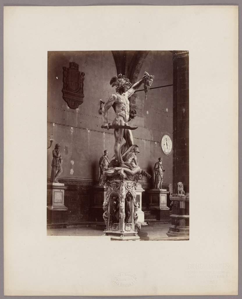 Firenze: Perseo di Benvenuto, No. 1836, Giorgio Sommer