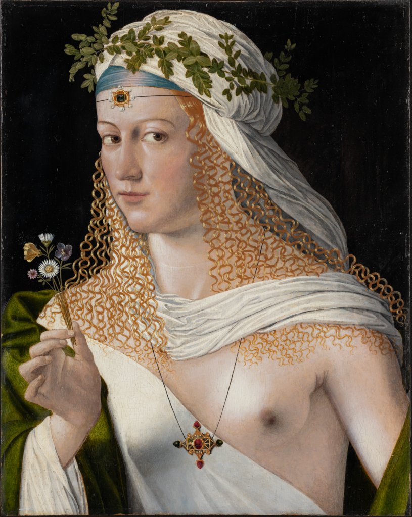 Idealbildnis einer jungen Dame als Flora, Bartolomeo Veneto