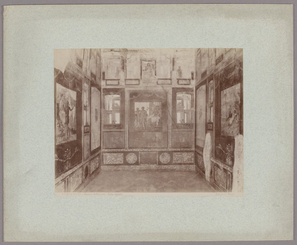 Pompeii: Domus Vettiorum, Painted Room, No. 11197, Giacomo Brogi