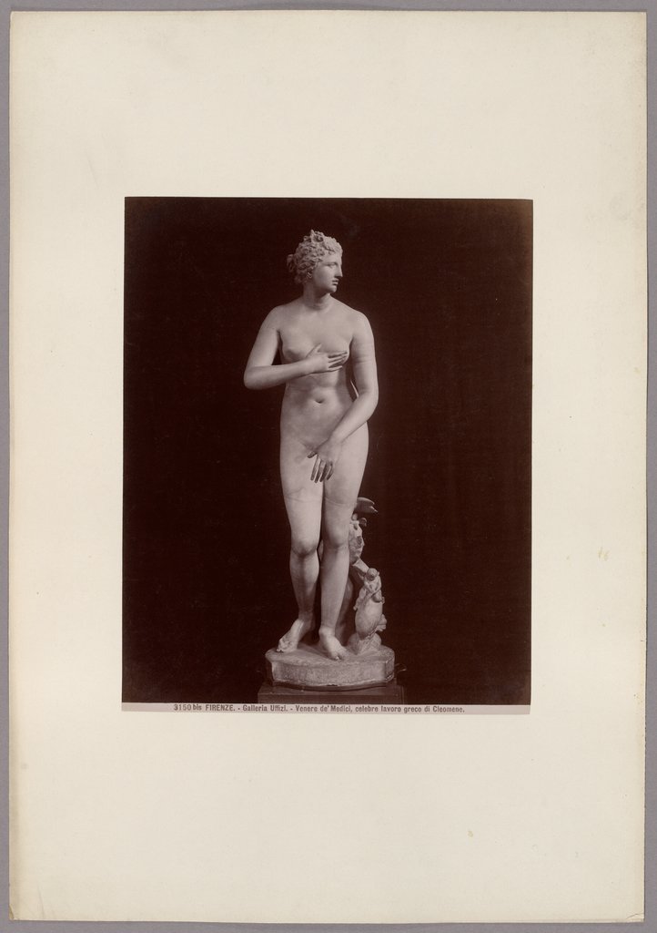 Firenze: Venere de'Medici, celebre lavoro greco di Cleomene, Galleria Uffizi, No. 3150 bis, Giacomo Brogi;   zugeschrieben
