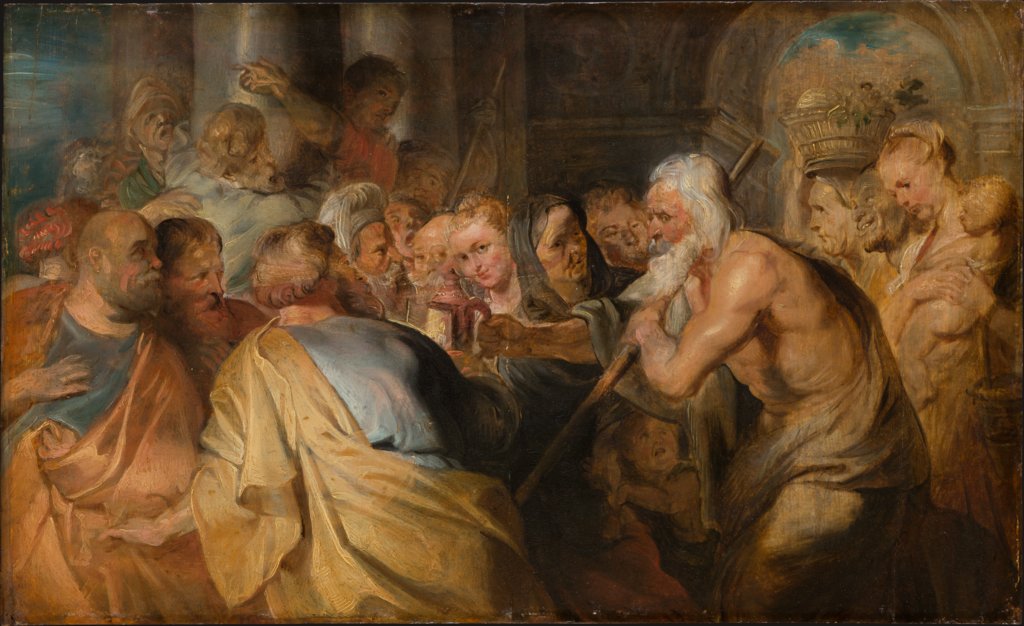 Diogenes Looking for an Honest Man, Peter Paul Rubens