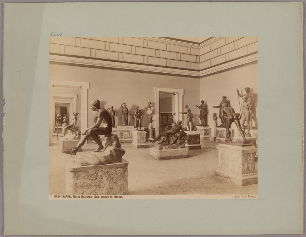 Napoli: Museo Nazionale, Sala grande dei Bronzi, No. 5184, Giacomo Brogi