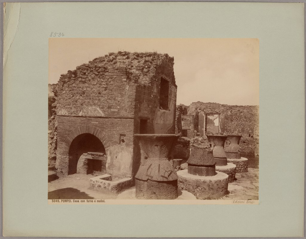 Pompeii: House with oven and mills, No. 5049, Giacomo Brogi
