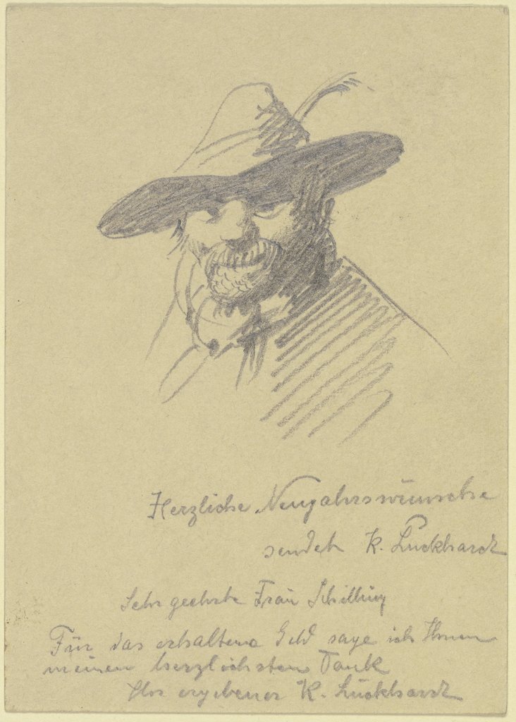 A beggar's head, Karl Luckhardt