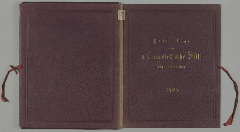 Frankfurt am Main: Erinnerung an das Cronstettische Stift vor dem Umbau  1864 - Digitale Sammlung