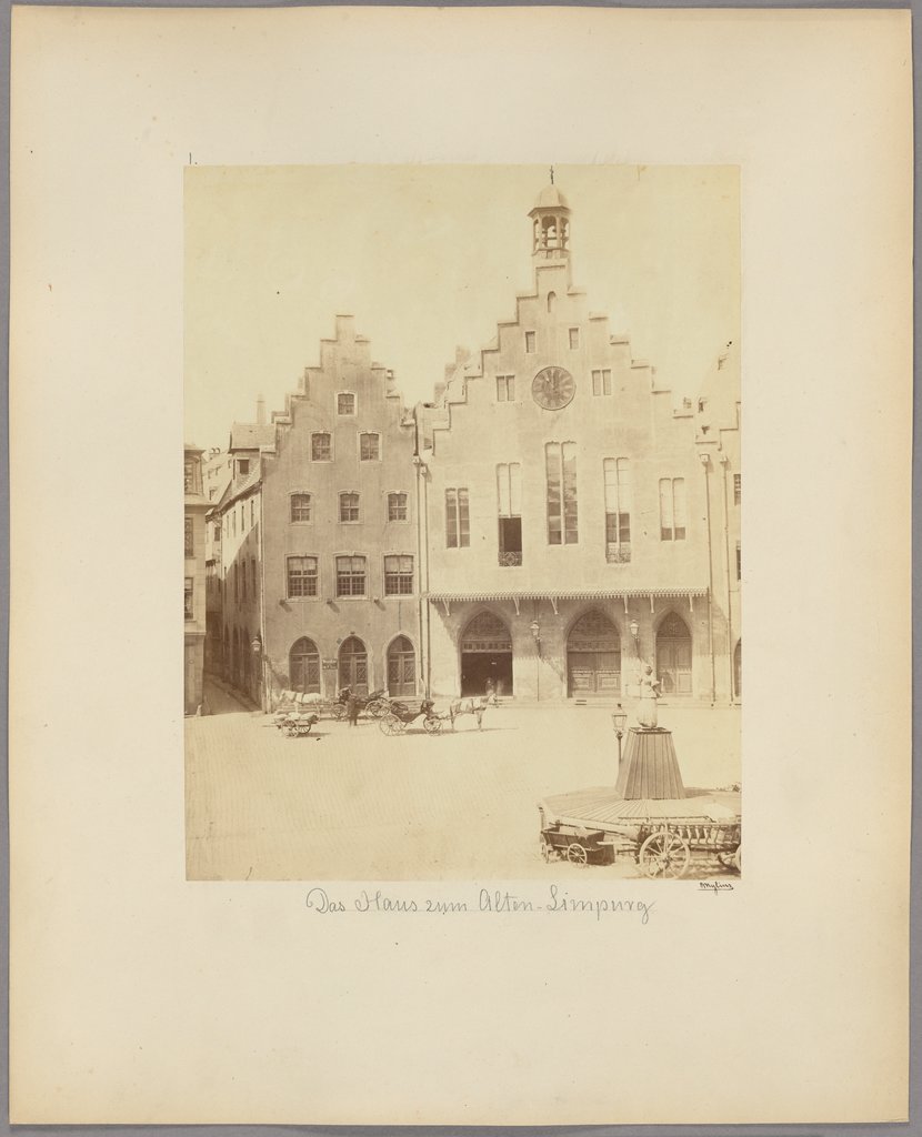 Frankfurt am Main: The ancestral House Limpurg on the Römerberg, no. 1, Carl Friedrich Mylius