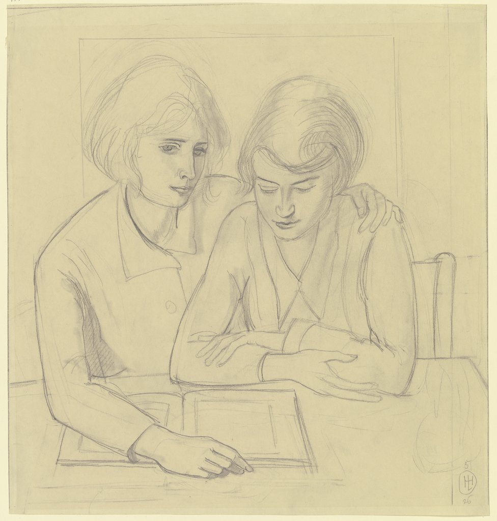 Zwei Mädchen, Hermann Lismann