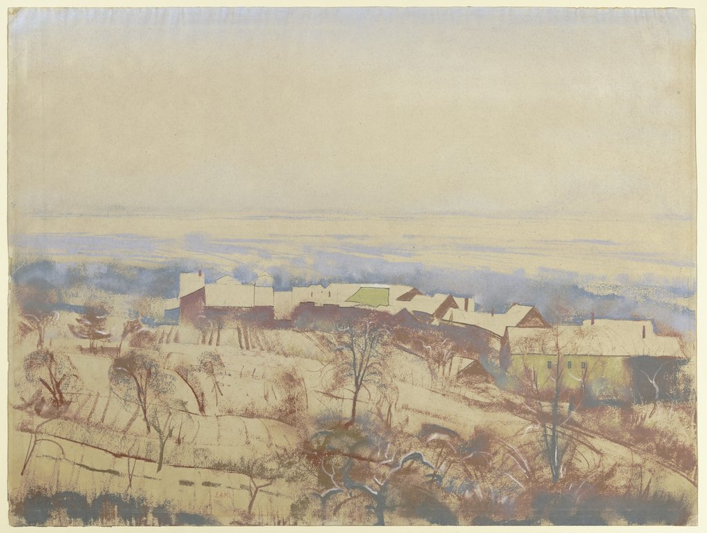 Winterlandschaft bei Alfter, Ernst August von Mandelsloh