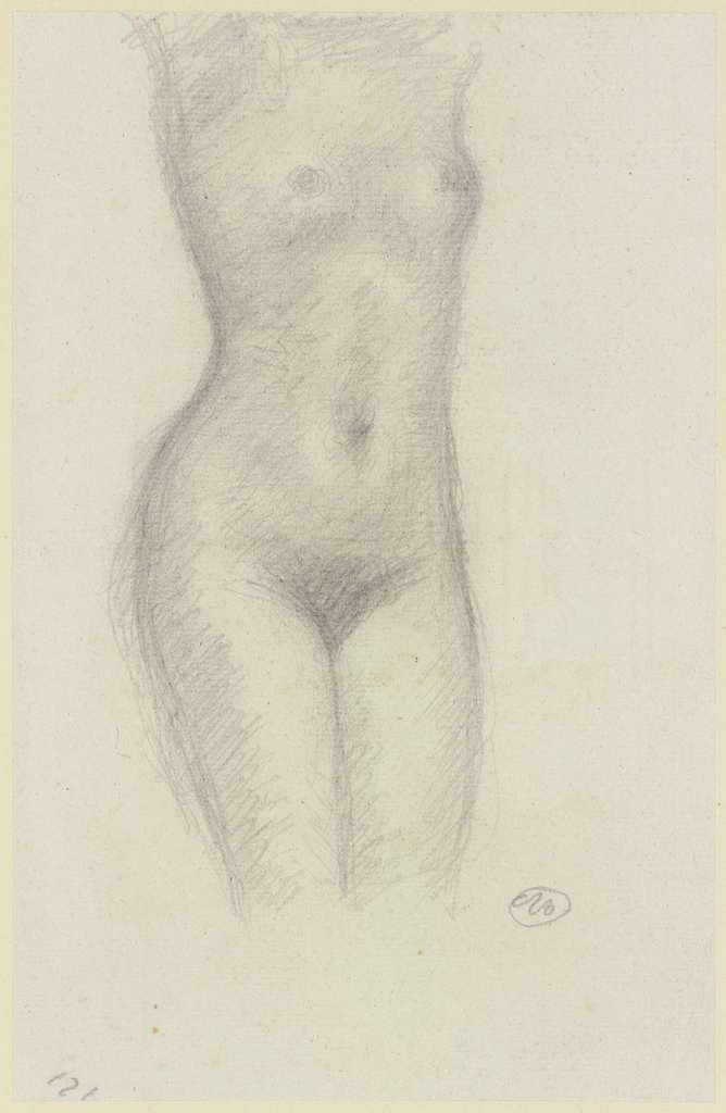 Female nude (torso) from the front, Aristide Maillol