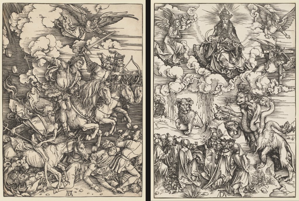 Die Apokalypse, Einzeldrucke vor dem Text, Albrecht Dürer