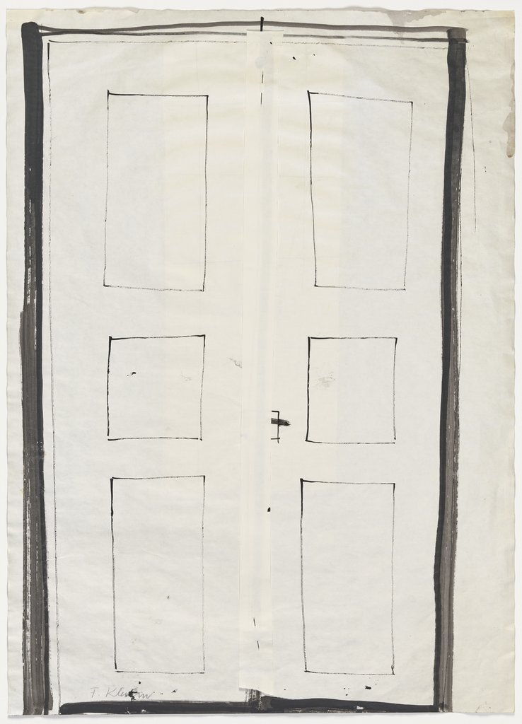 Old door, Fritz Klemm