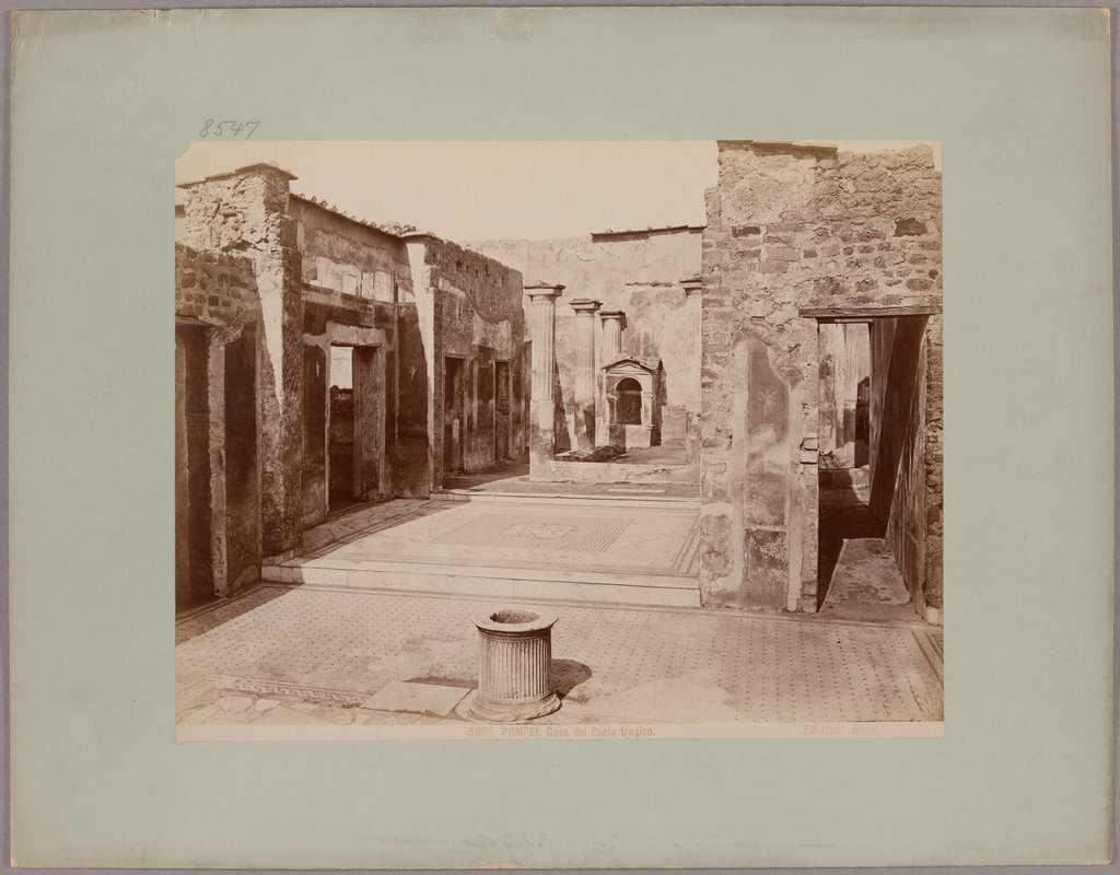 Pompei: Casa del Poeta tragico, No. 5056, Giacomo Brogi