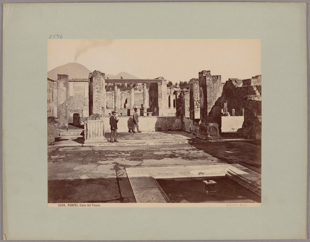 Pompeii: House of the Faun, No. 5058, Giacomo Brogi
