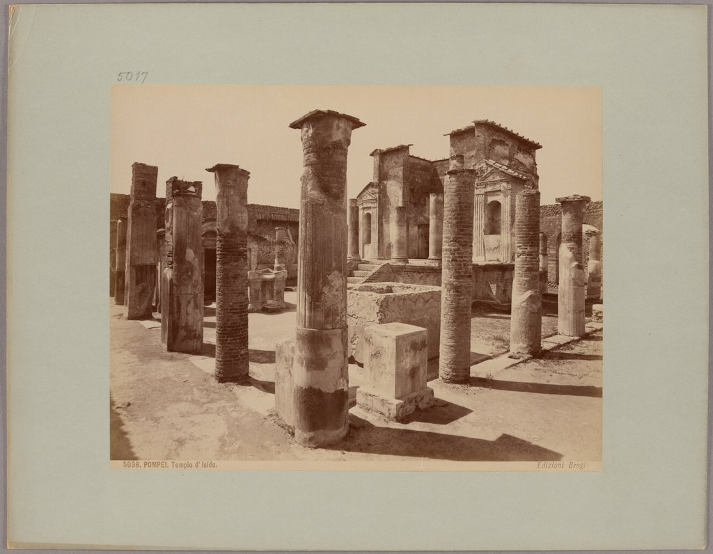 Pompeii: Temple of Isis, No. 5038, Giacomo Brogi