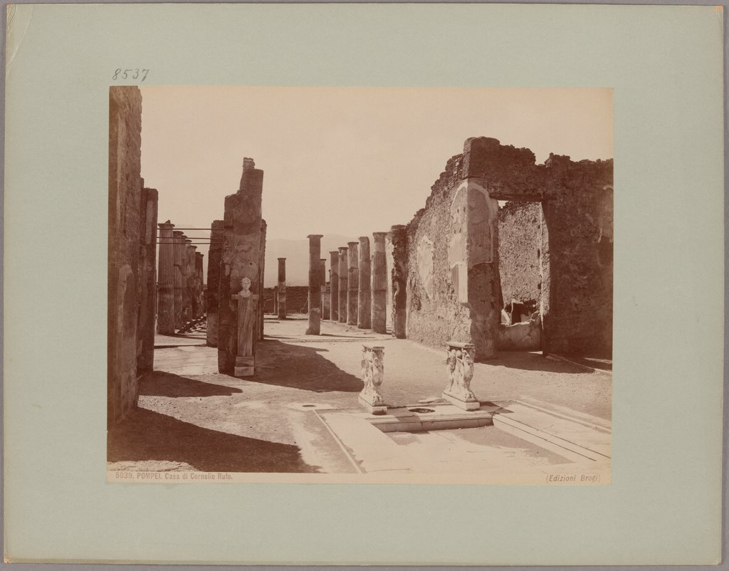 Pompei: Casa di Cornelio Rufo, No. 5039, Giacomo Brogi