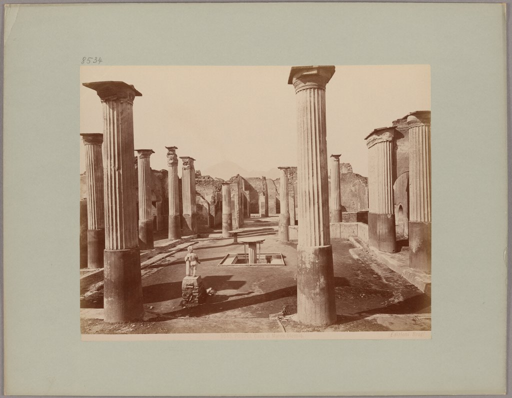 Pompeii: House of Marco Olconio, No. 5045, Giacomo Brogi