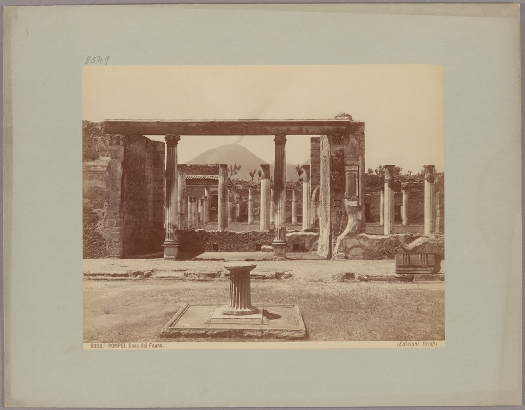 Pompeii: House of the Faun, No. 5058.a, Giacomo Brogi