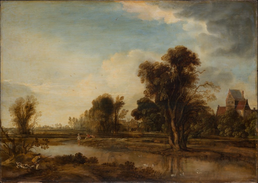 Village Pond, Aert van der Neer